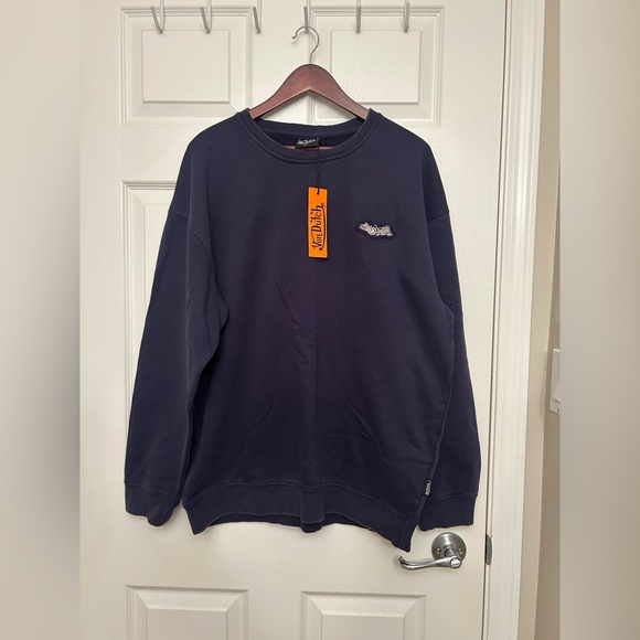 NWT Von Dutch Crewneck Long Sleeve Pullover Sweatshirt - Picture 3 of 10